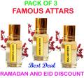 🌙 SPECIAL EID DISCOUNTED OFFER! 🌙  🎉 PACK OF 4 FAMOUS ATTARS – PURE & ALCOHOL-FREE 🎉  💫 Featuring:  AMEER AL OUDH || CREED AVENTUS || BLUE SEA  || ANA ABIYEDH ✨ THE BEST COLLECTION FROM HAFIZ ATTAR MAHAL ✨ 🌟 Long-Lasting, Pure, & Luxurious. 