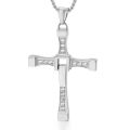 2024 New Vin Diesel Pendant Fast and Furious Boy Stainless Steel Dominic Toretto Cross Necklace for Men Chain Gift. 