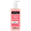 NEUTROGENA - Facial Wash, Fresh & Clear, Pink Grapefruit, 200ml. 
