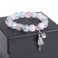 Nebula Supreme Ice Crack Bracelet Delicate Natural Energy Healing Quartz Bracelet. 