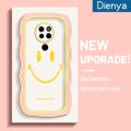 dienya For Huawei Mate 20 Mate 20 Pro Case Cartoon Lucky Smiley Face Pattern Color Cute Cream Wave Soft Edge Transparent Shockproof Creative Phone Case Simple Clear Case Silicone Protective Cover. 