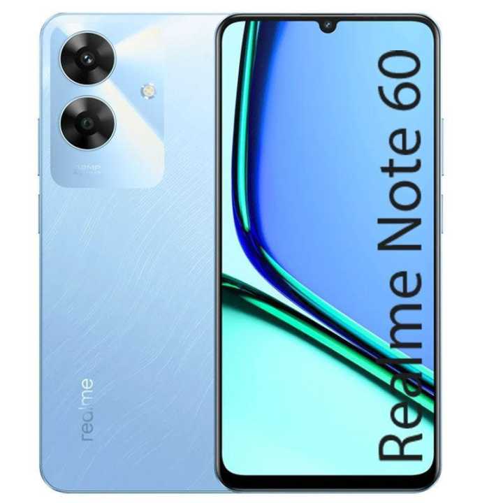 Realme Note 60 RAM 4GB ROM 64GB Front Camera 5 MP Back Camera 32 MP Battery Type 5000 mAh