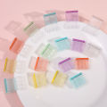 5PCS Staples Paperclip Mini Color Paper Clip Candy Transparent Documents Bookmarks File Index Page Holder Clamp Office School. 