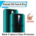 Xiaomi Redmi Note 8 Pro Full Black 9D5D6D10D11D21D Tempered Glass Screen Protector Full Glue Edge To Edge + Camera Flexible Gorilla Glass Protector For Xiaomi Redmi Note 8 Pro. 