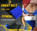 High-Quality Hot Sweat Waist Belt For Weight Loss Belly Belts Body Shaper, Tummy Trimmer Body Fat Burn Belt, Adjustable Women Waist Trainer Belt, waist Belly Belt For Men And Women in Blue Colour. 