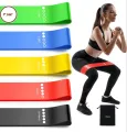 Resistance Loop Bands Set of 5 – Workout Bands for Yoga, Pilates, Stretching & Strength Training – Latex-Free Fitness Bands for Men & Women (Multiple Resistance Levels). 