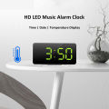 LED Mirror Digital Clock Smart Timer Mini Square Small Alarm Clock Cartoon Digital Luminous Electronic Clocks Home Decoration. 