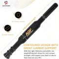 AQF Weightlifting Belt for men Gym Fitness, 4" Padded Lumbar Back Support, 7mm Thick Leather Training Belt with 11 Adjustable Holes (Medium). 