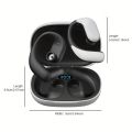 URIZONS Open Ear Sport Earphones Auto Pairing Wireless Headphones Touch Control TWS Gaming Earbuds Clip Ear Headset For Travel Walking With USB C Charging Cable. 