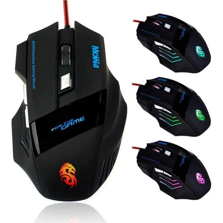 T6 Gaming Mouse 6 Button With RGB for Ultra Gaming