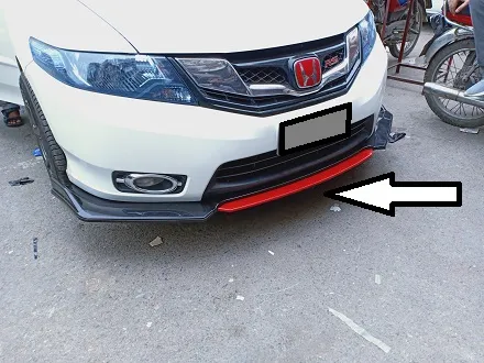 Honda%20City%20Front%20Bumper%20Red%20Lip%20Splitter%20Black%20(04%20Pcs)%20-%20Image%202
