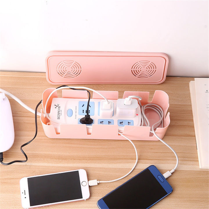 This Cable Storage Box Power Strip Wire Case is the perfect solution for organizing your chargers, wires, and power strips. With its anti-dust design, you can keep your cables and wires clean and tidy. The case is made of high-quality materials and is dur