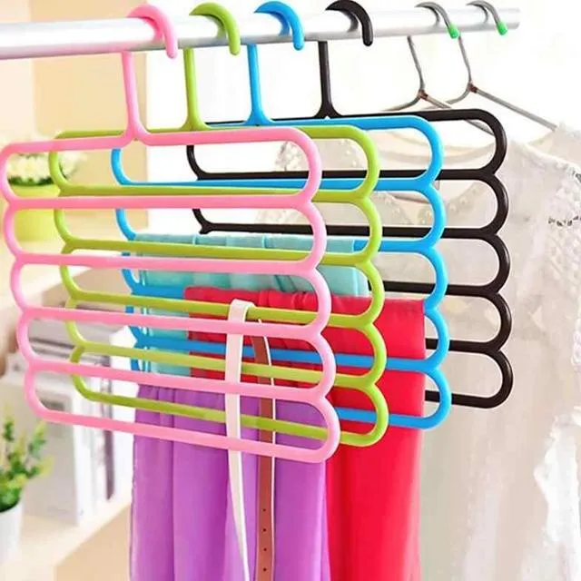 5%20Layers%20Hanger%20In%20MultiColors%20Clothes%20Hangers%20-%201Pc%20-%20Image%203