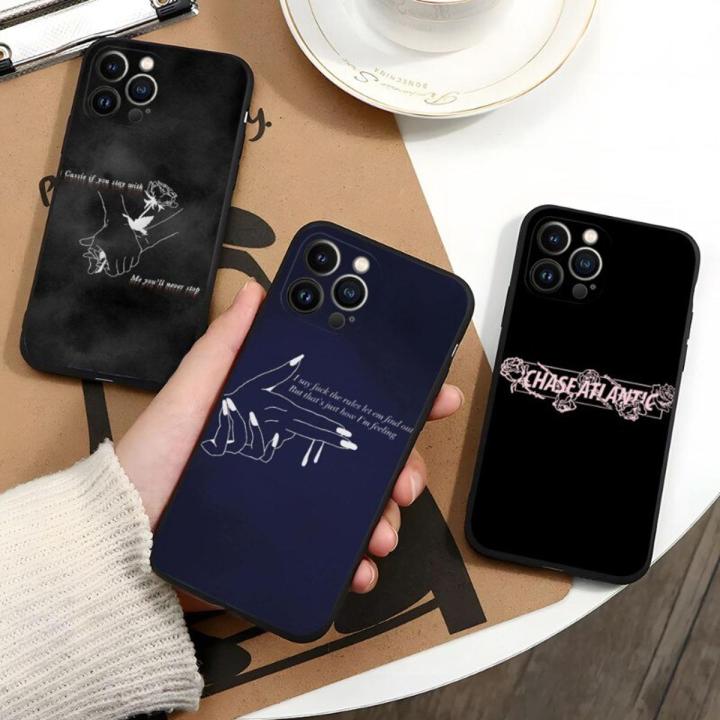 Chase Atlantic Music Fashion Phone Case For Iphone 12ProMax 11 13 14 Pro Xs Max Mini Xr X 7 8 6 6s Plus Funda Cover