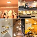 Under Cabinet Lights, Bawoo Wireless LED Puck Lights Remote Control, 4000K Natural White Brightness Dimmable Battery Powered Touch Closet Cupboard Kitchen Wardrobe Lights, 6 Pack (White)Under Cabinet Lights, Bawoo Wireless LED Puck Lights Remote Control,. 