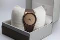 Man's Fantastic Rubber Strap Analog Watch With  Date For Men Brown Match Simple Dressing Wedding Casual Business Fashion Any Event Easy Wear. 