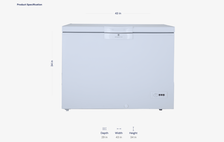 Dawlance 400 Inverter Single Door Freezer
