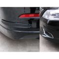 Car Bumper Protector Rubber Strips, Carbon Fibre Front and Rear Side Bumper Guard Cover for SUV MPV Pickup Truck, 2 Pcs. 