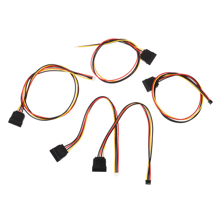 PH 2.0mm 4Pin Small Type To 15Pin HDD SATA Power Supply Cable Cord 20AWG Wire For Industrial All-in-one HD Mini 5V 12V Lonni