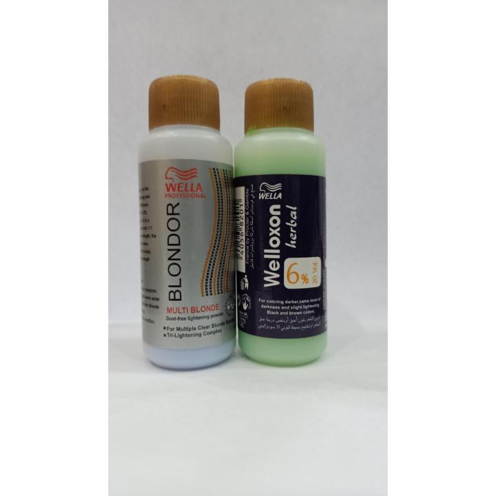 WELLA BLONDER BLEACH&DEVELOPER SKIN POLISH SET