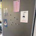 18Pcs Magnetic Push Pins Thumb Tacks, for Whiteboard, Magnet Board. 