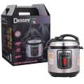 Dessini Electric Pressure Cooker 10 in 1 Multi-Function | 6 Liter Capacity | Best Quality Kitchen Appliance | Keep Warm Function | Fast Cooking | Easy to Use | Durable Design | 12 Months Warranty | Smart Cooker for Home Use - Daraz Pakistan. 
