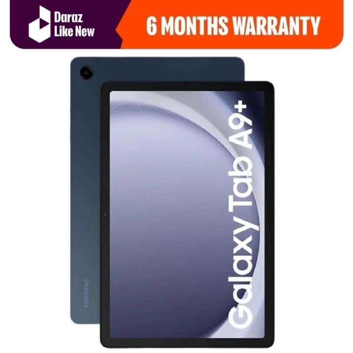 Samsung Galaxy Tab A9 Plus (2023) – 11" Display, 4GB RAM, 64GB Storage, Snapdragon 695 5G, Android 14, 8MP Rear & 5MP Front Cameras, 7040mAh Battery - Daraz Like New Tablets