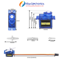 SG90 9G Micro Servo Motor 9G Digital for RC Robot Helicopter Controls for Arduino DIY RC Car Module. 