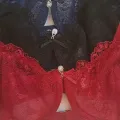 Click4she New stylish Net Bra Panty Non Padded with wired sets for girls ladies and women. 