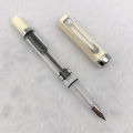 Lanbitou Transparent Fountain Pen Plastic F/EF/Hooded Nib Piston Filler Ink Pens for Writing School Office Supplies Stationery. 