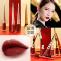Leezi Swan matte velvet lip glaze non-stick cup is not easy to fade matte non-drying whitening lipstick. 