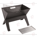 Portable Suitcase Style Foldable Barbecue Grill Stand, Charcoal BBQ Cooking Stand. 