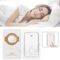 Wireless MP3 Doorbell Set Self-powered Remote Button + Receiver US Plug 100-240V. 