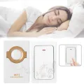 Wireless MP3 Doorbell Set Self-powered Remote Button + Receiver US Plug 100-240V. 
