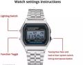 digital vintage Grey Color watch Normal quality. 
