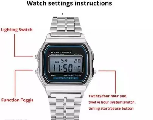 digital%20vintage%20Grey%20Color%20watch%20Normal%20quality%20-%20Image%204