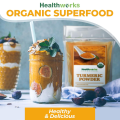 Turmeric Powder (32 Ounces / 2 Pounds) HALDI POWDER 907 GRAM - Ground Raw Organic, Curcumin, Keto, Paleo, Vegan and Non-GMO. 
