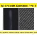 Microsoft Surface Pro 4 Screen Protector Nano Fiber Ultra Clear Flexible Unbreakable. 
