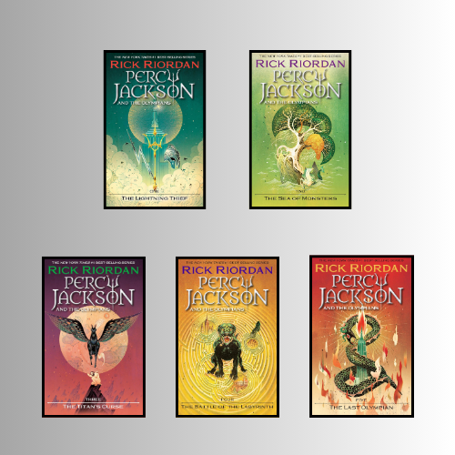 Percy Jackson and the Olympians (5 Book series) by Rick Riordan (Author ...