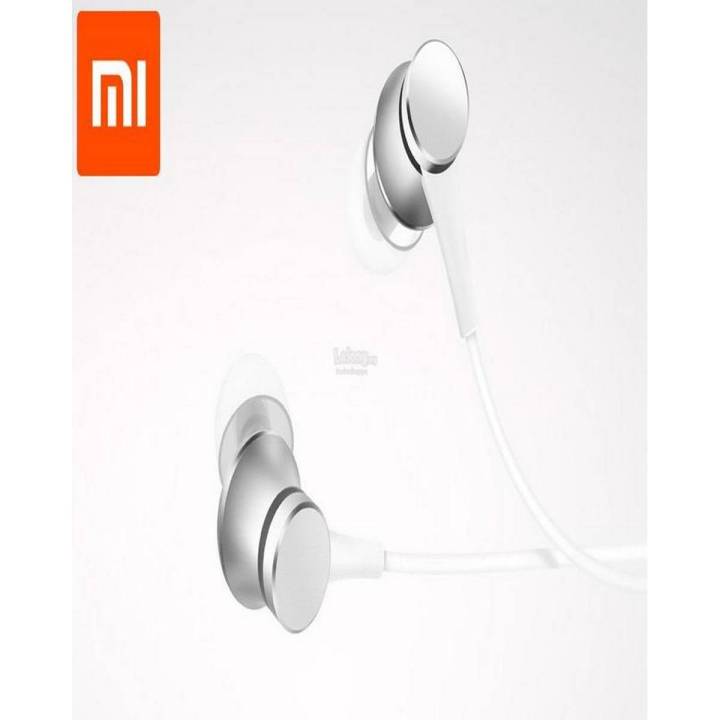 Xiaomi Piston Fresh Edition Earphone Wired Control Headphone with Mic - Silver