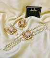 Rawayat Jewellery - Best Pearl Choker Set / Necklace / Nath /Earring For Girls & Womens for Parties & Wedding. 