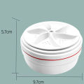 Mini Portable Ultrasonic Turbine Washing Machine Spin Laundry Washer. 