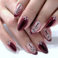 24pcs Short Barbie Pink Nails Pink Glitter False Nails Art Full Coverage Removable Waterproof Artificial Press on Nail. 