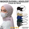 【Ready Stock】 50Pcs Korean Style Duckbill Headloop Mask Earloop Mask Spot Mask Mask 5D Adult Mask. 
