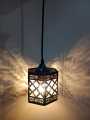 Wooden Pendent Hanging Lamp/ Hanging Light. Light up Your Space with Style! 6" inches Length. 