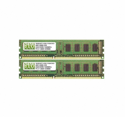 NEMIX RAM 16GB (2x8GB) 1600mhz PC3-12800 Unbuffered Module 1.35V