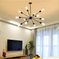Sputnik Sphere Chandelier Modern Unique Decorative Designed Hanging Ceiling 12 Heads E27 Bulb Fixture Pendant Chandelier Satellite Styled Light. 