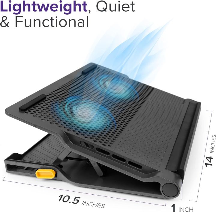 Targus%2017"%20inch%20Dual%20Fan%20Lap%20Chill%20Mat%20Plus%20-%20Ergonomic,%20Neoprene%20Laptop%20Cooling%20Pad,%20Heat%20Protection%20Laptop%20Cooler,%20Dual-fan%20Heat%20Dispersion,%204%20Port%20USB%20Hub%20Laptop%20Fan,%20(AWE81US)%20Black%20-%20Image%207