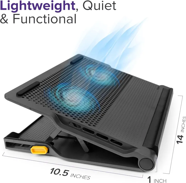 Targus%2017"%20inch%20Dual%20Fan%20Lap%20Chill%20Mat%20Plus%20-%20Ergonomic,%20Neoprene%20Laptop%20Cooling%20Pad,%20Heat%20Protection%20Laptop%20Cooler,%20Dual-fan%20Heat%20Dispersion,%204%20Port%20USB%20Hub%20Laptop%20Fan,%20(AWE81US)%20Black%20-%20Image%207