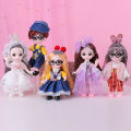 6 inches Doll Toy Exquisite Easy to Care Comfortable Touch 1/8 Big Eyes Doll for Entertainment. 
